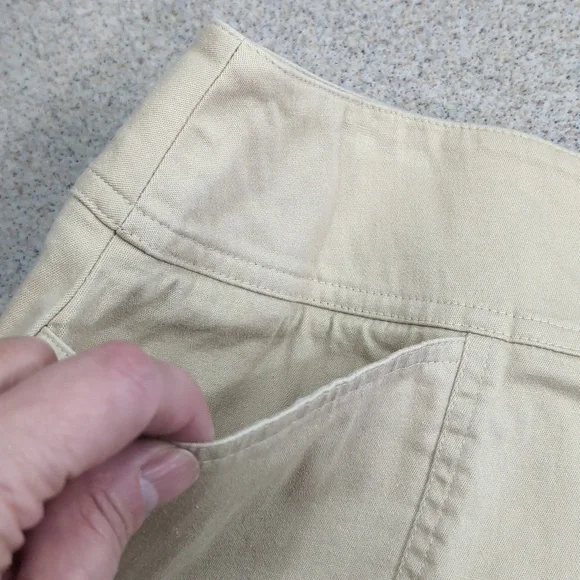 Chaus basic khaki skirt, women's size 14 - Picture 6 of 10